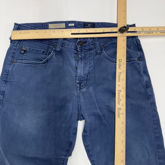 Adriano Goldschmied Jeans Mens 29 Blue Matchbox Slim Straight Pants - Picture 5 of 7